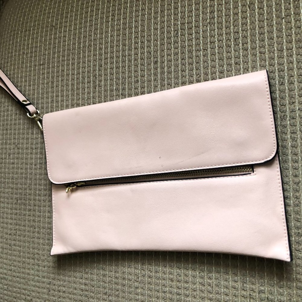 BCBGeneration Women's Coral Clutch Leather Purse .
